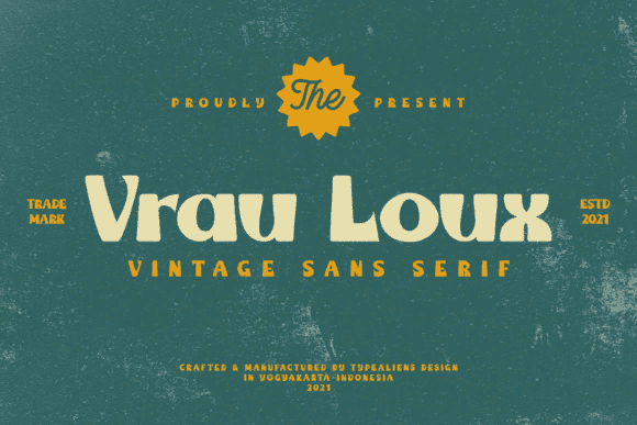 [Creativefabrica] Vrau Loux Font (2021)