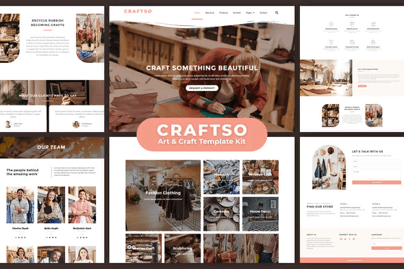 [Themeforest] Craftso - Crafting Elementor Template Kit