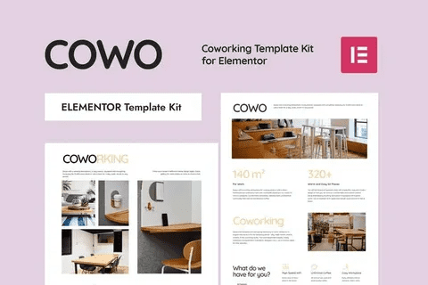 [Themeforest] Cowo - Coworking Elementor Template Kit