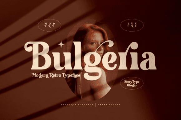 [Creativefabrica] Bulgeria Font (2021)
