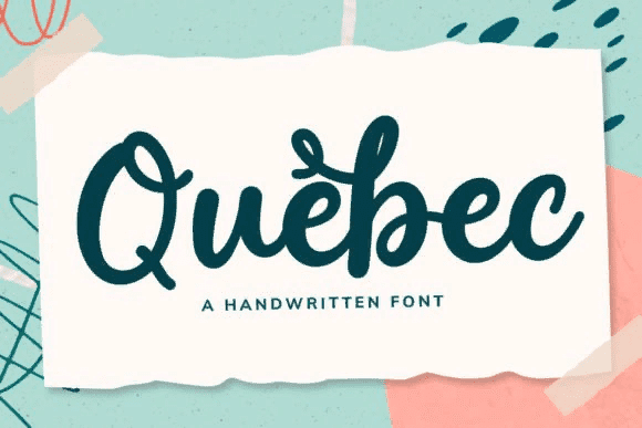[Creativefabrica] Quebec Font (2021)