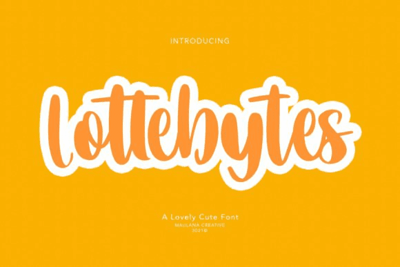 [Creativefabrica] Lottebytes Font (2021)