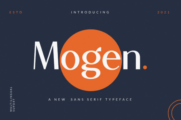 [Creativefabrica] Mogen Font (2021)