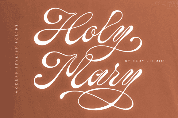 [Creativefabrica] Holy Mary Font (2021)