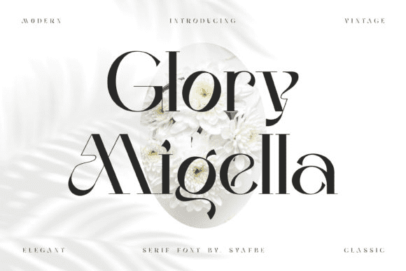 [Creativefabrica] Glory Migella Font (2021)