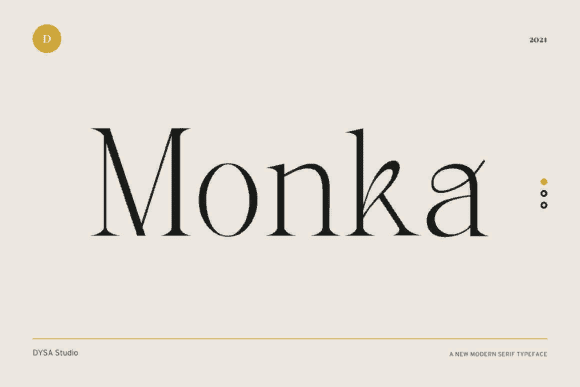 [Creativefabrica] Monka Font (2021)