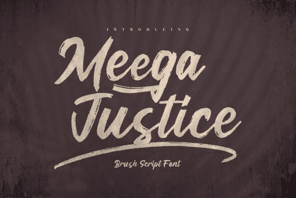[Creativefabrica] Meega Juctice Font (2021)