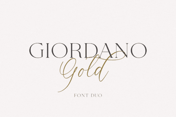 [Creativefabrica] Giordano Gold Font (2021)
