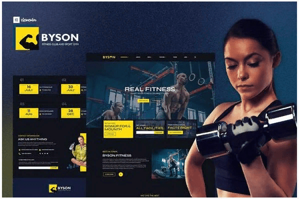 [Themeforest] Byson - Fitness & Gym Elementor Template Kit