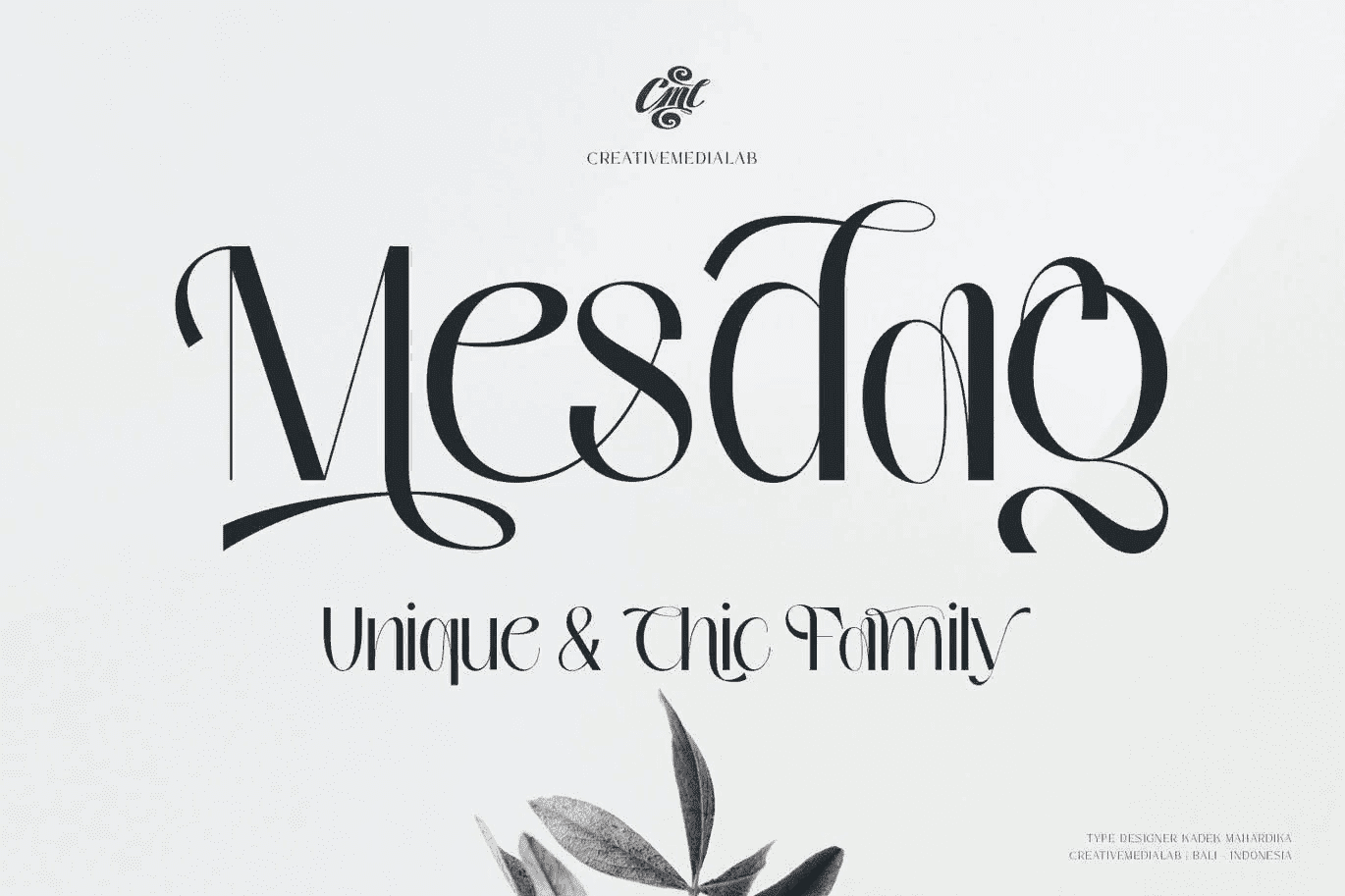 [Creativemarket] Mesdag Font (2021)