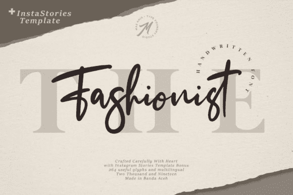 [Creativefabrica] The Fashionist Font (2021)