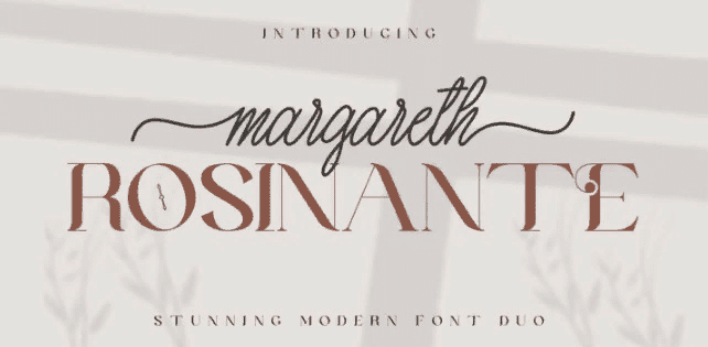 [Myfonts] Margareth Rosinante Font (2021)