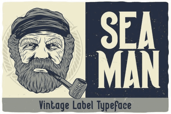 [Creativefabrica] Seaman Font (2021)