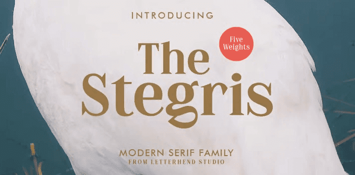 [Myfonts] The Stegris Font (2021)