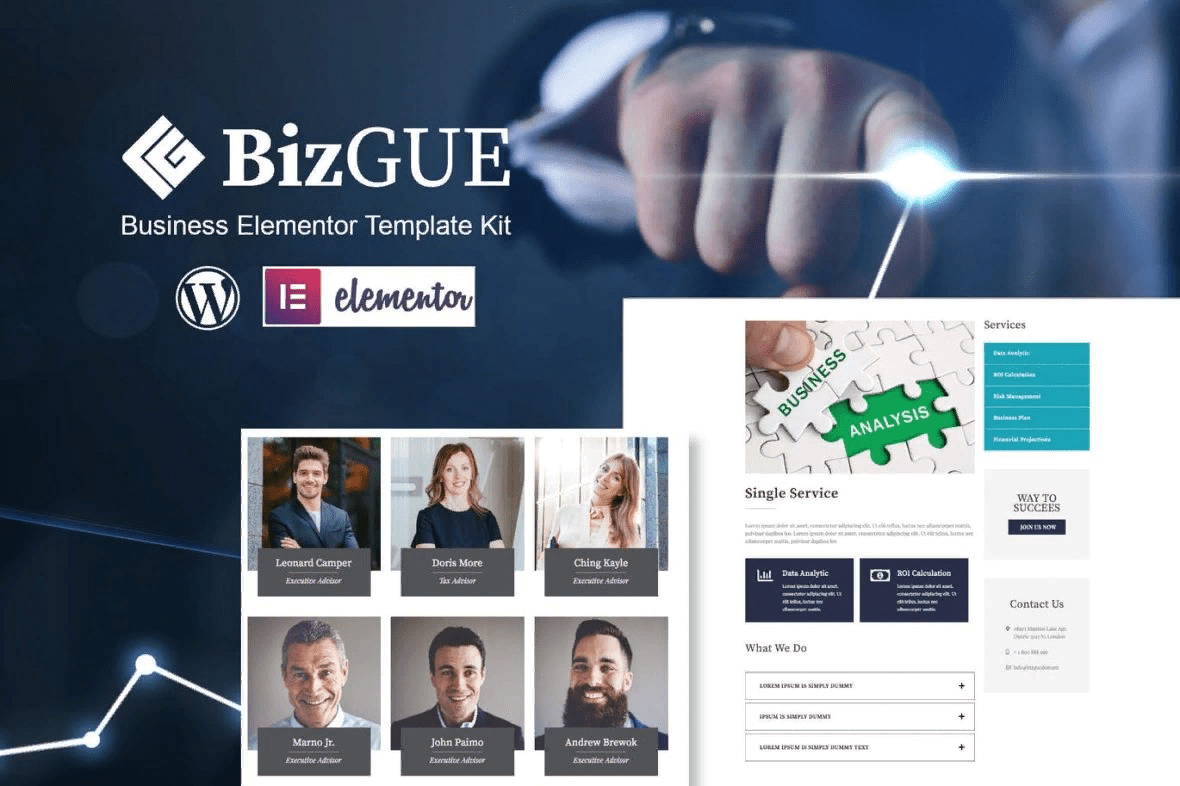 [Themeforest] BizGUE - Business Elementor Template Kit