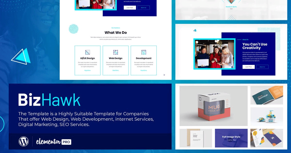 [Themeforest] BizHawk - Corporate Agency Elementor Template Kit