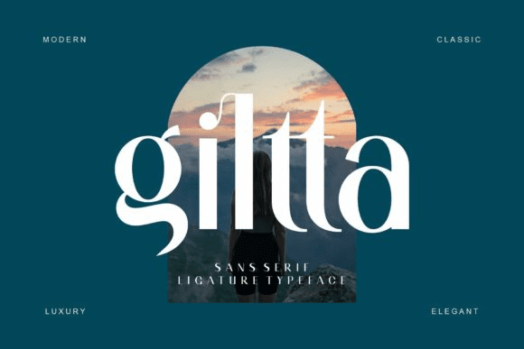 [Creativefabrica] Giltta Font (2021)