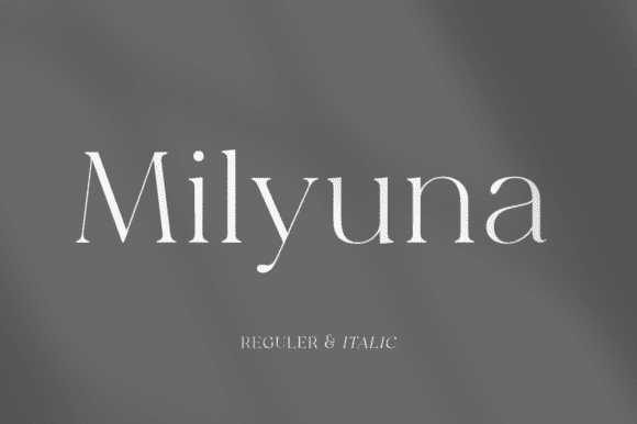[Creativefabrica] Milyuna Font (2021)