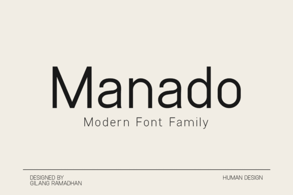 [Creativefabrica] Manado Font (2021)
