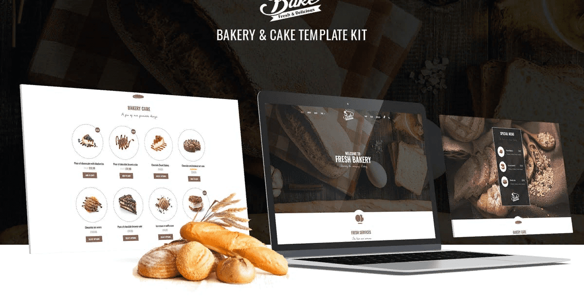 [Themeforest] Bake - Bakery & Cake Elementor Template Kit