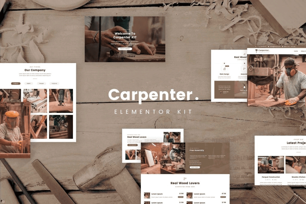 [Themeforest] Ash - Carpenter Template Kit