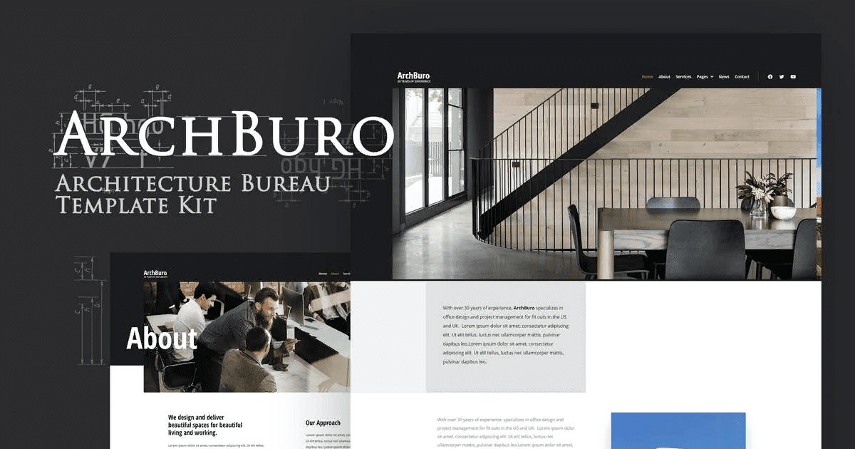 [Themeforest] ArchBuro - Architecture Bureau Template Kit