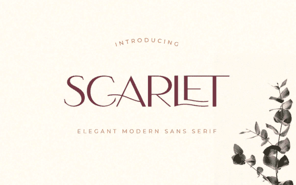 [Creativefabrica] Scarlet Font (2021)