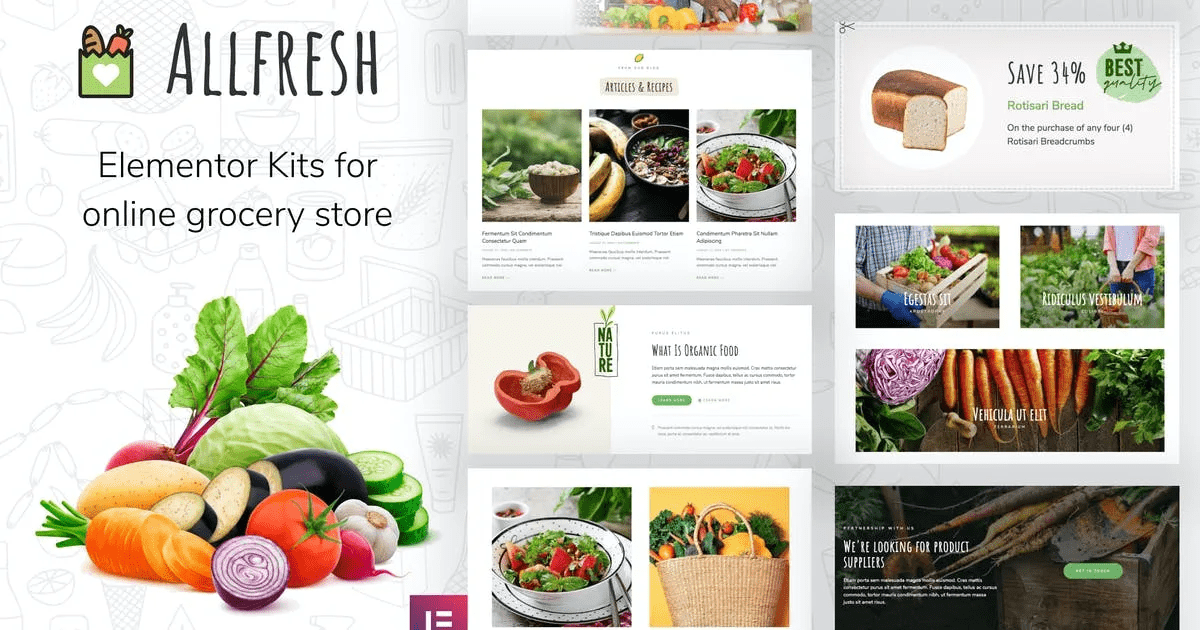 [Themeforest] Allfresh - Grocery WooCommerce Template Kit