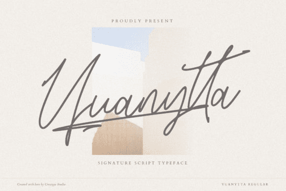 [Creativefabrica] Yuanytta Font (2021)