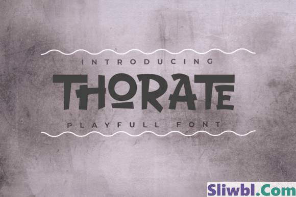 [Creativefabrica] Thorate Font (2021)