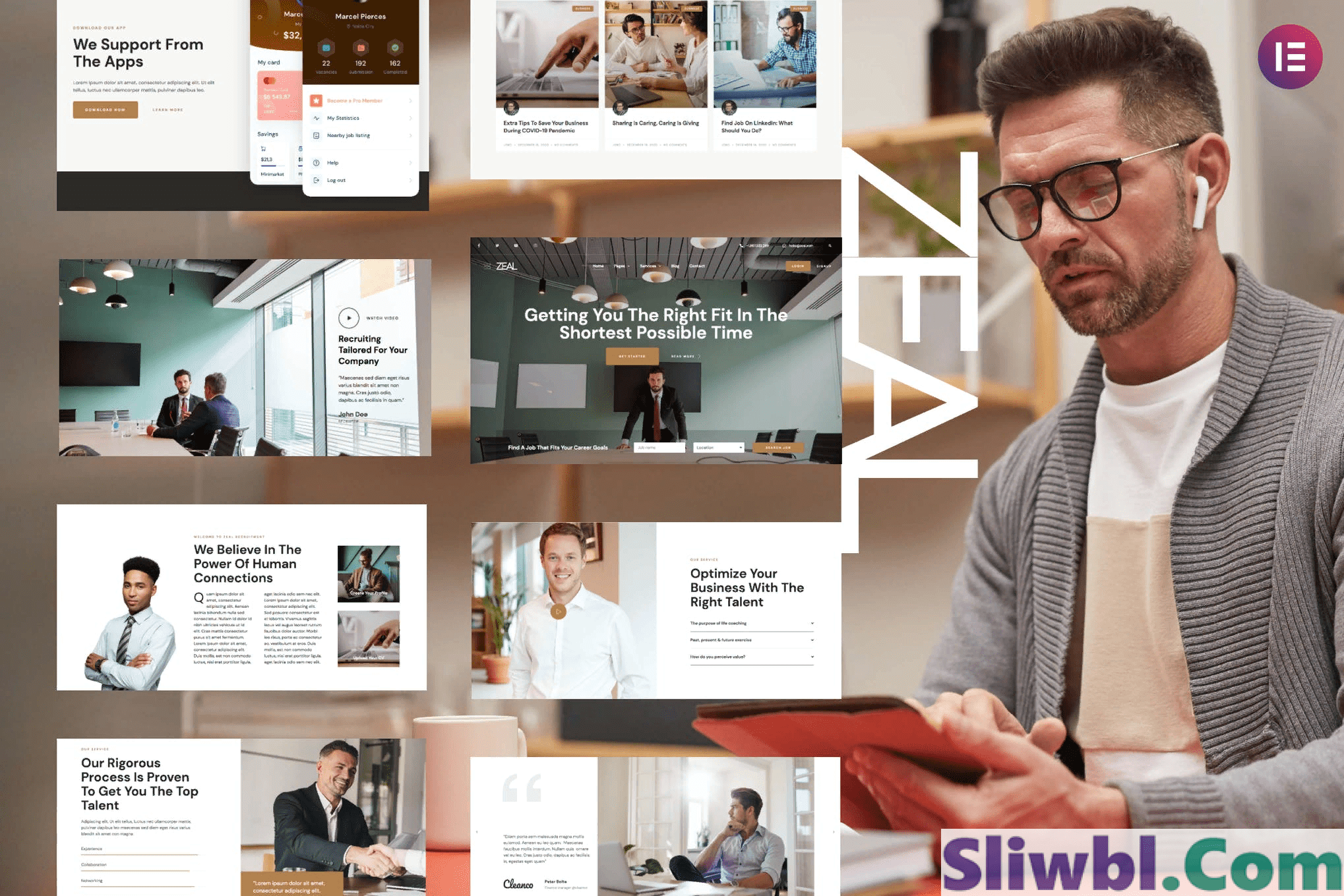 [Themeforest] Zeal – Recruiting Agency & HR Consultant Elementor Template Kit