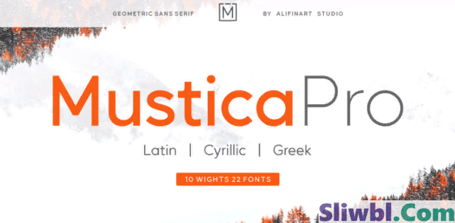 [Myfonts] Mustica Pro Font (2021)