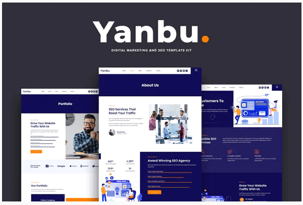 [Themeforest] Yanbu - Digital Marketing & SEO Elementor Template Kit