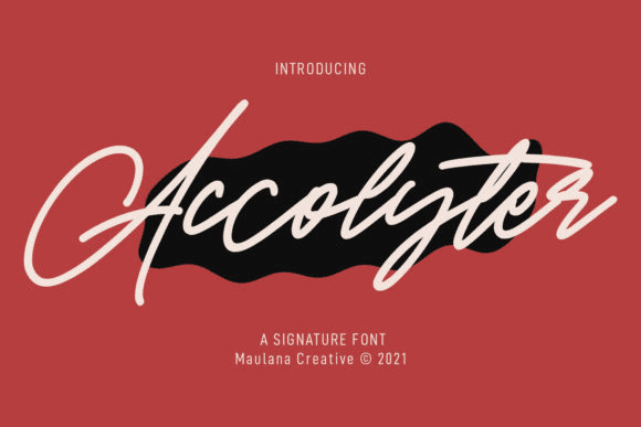 [Creativefabrica] Accolyter Font (2021)