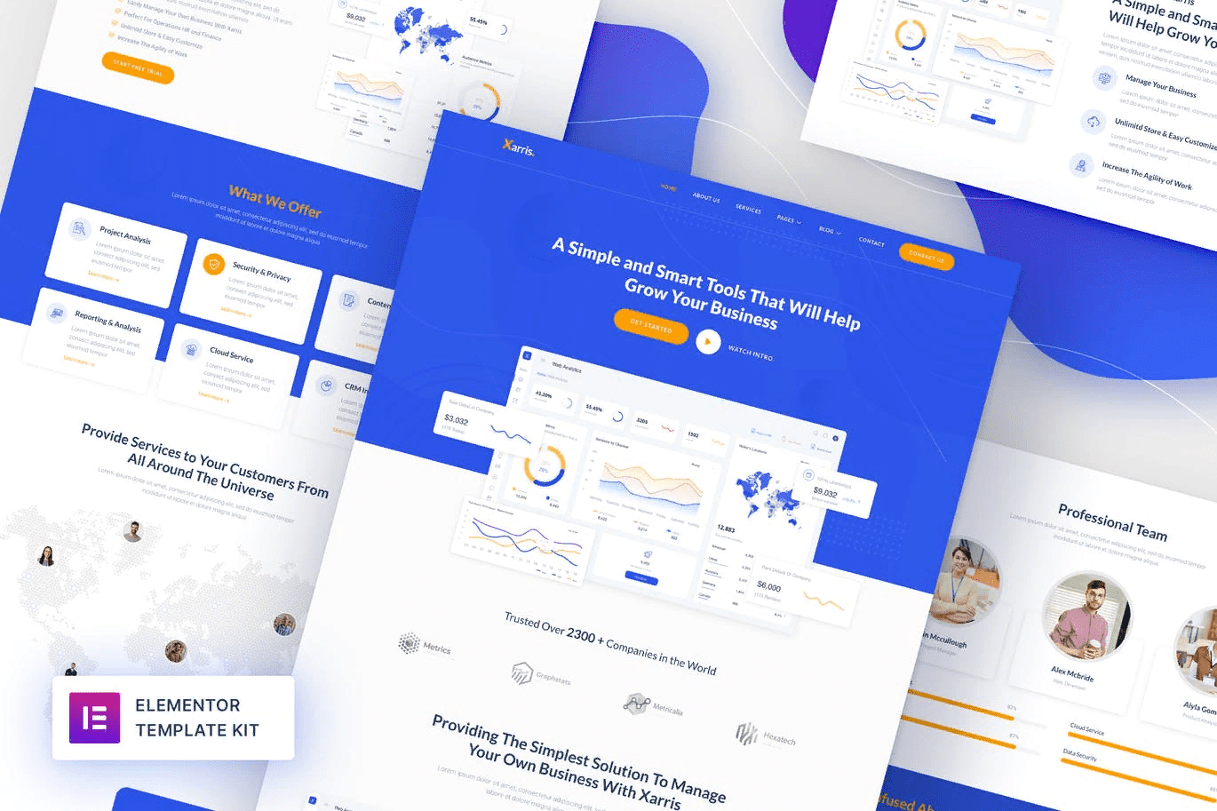 [Themeforest] Xarris - SaaS & Startup Elementor Template Kit