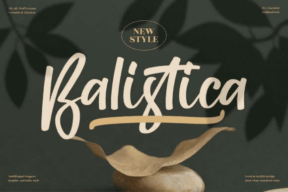 [Creativefabrica] Balistica Font (2021)