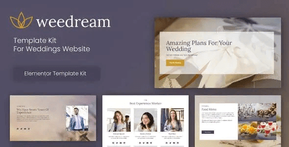[Themeforest] Weedream - Wedding Elementor Template Kit