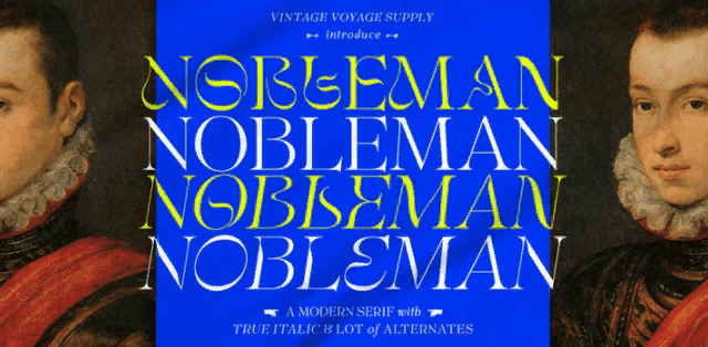[Myfonts] VVS Nobleman Font (2021)