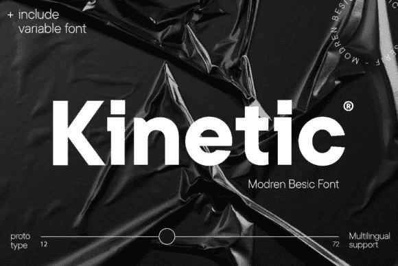 [Creativefabrica] Kinetic Font (2021)