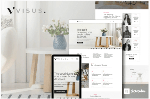 [Themeforest] Visus - Interior Design & Architecture Elementor Template Kit