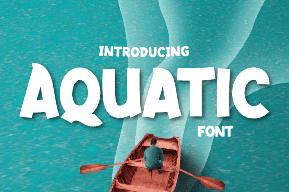 [Creativefabrica] Aquatic Font (2021)