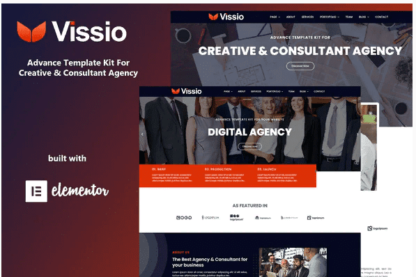[Themeforest] Vissio - Business Elementor Template Kit
