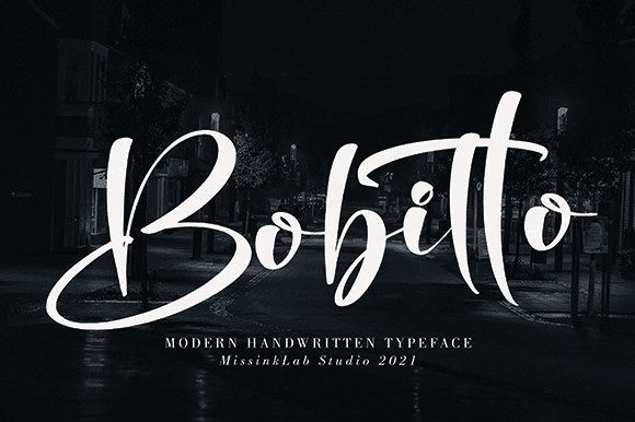 [Creativefabrica] Bobitto Font (2021)