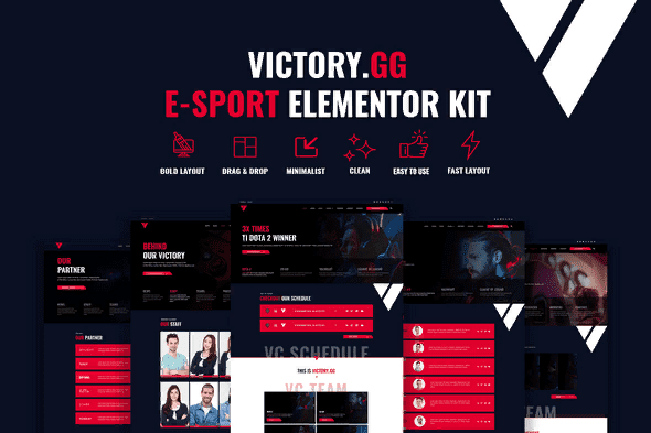 [Themeforest] Victory - Esports & Gaming Elementor Template Kit