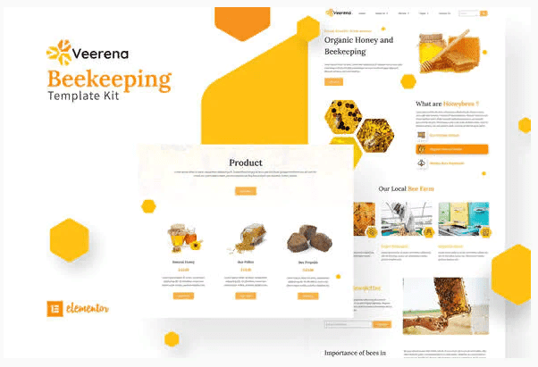 [Themeforest] Veerena - Honey Bee Elementor Template Kit