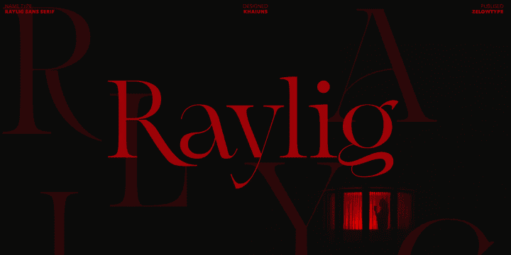 [Myfonts] Raylig Font (2021)