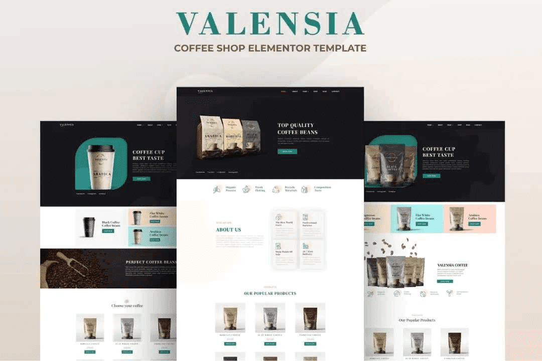 [Themeforest] Valensia - Coffee Shop Elementor Template Kit