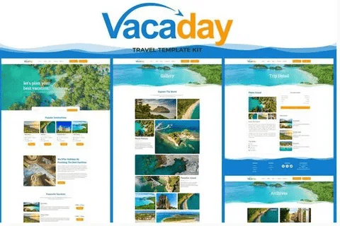 [Themeforest] Vacaday - Travel Agency Elementor Template Kit