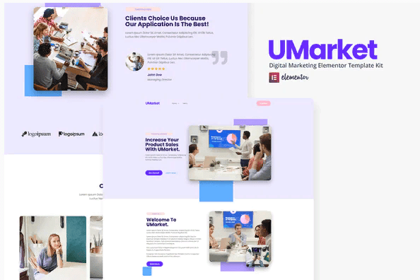 [Themeforest] UMarket - Digital Marketing Elementor Template Kit