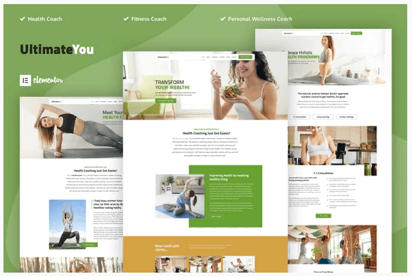 [Themeforest] UltimateYou - Health Coach Elementor Template Kit